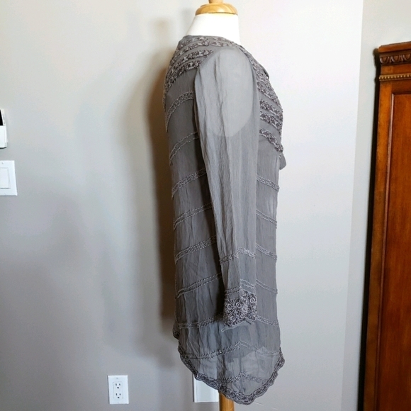 Calypso St Barth NWT Kylea gunmetal beaded… - Picture 5 of 15